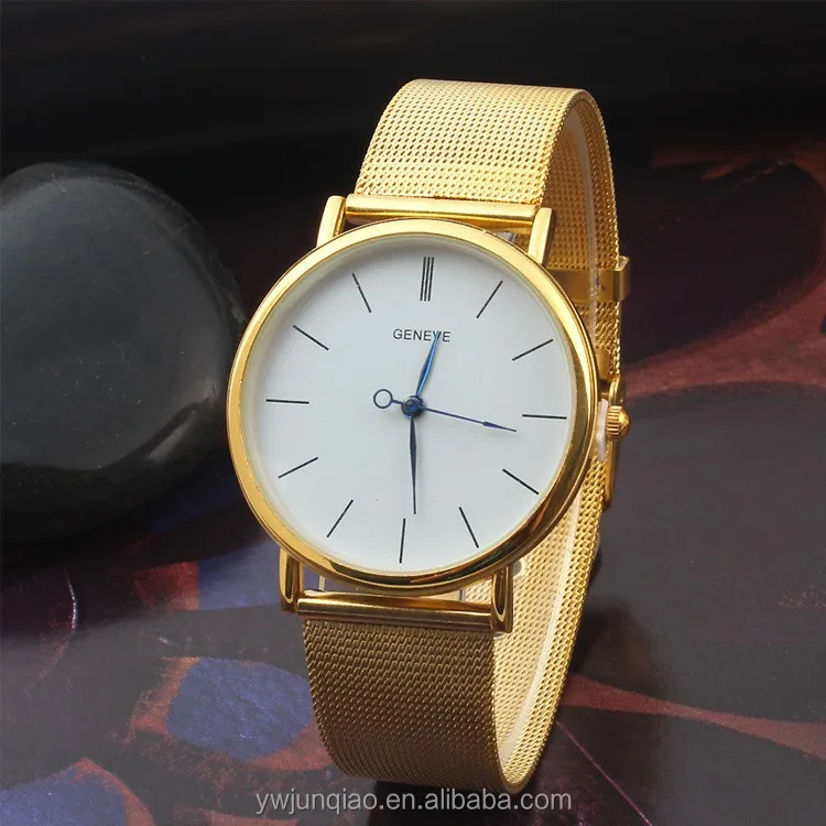 
Men watches Geneva Gold Watches 