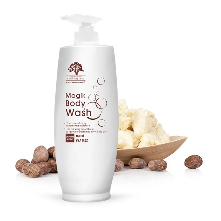 Organic Oil Free Body Wash Gentle Whitening Shower Gel For Sensitive Skin