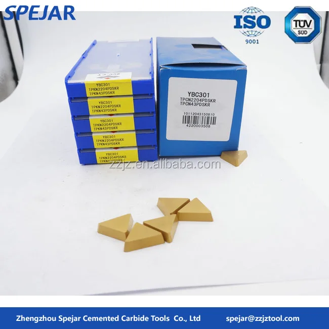 triangle cutter blade carbide insert milling cutter blade TPKN2204PDSKR