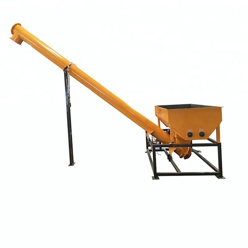 Automatic flexible screw feeder, feed processing machines