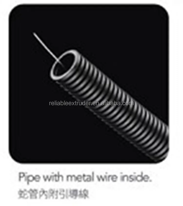 high speed  plastic corrugated pipe extrusion line