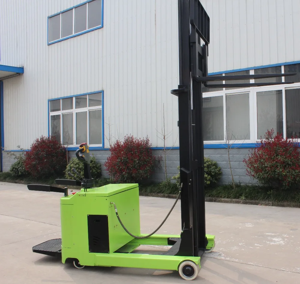 
EPS Electric 1.5T 2T 3m 3.5m Reach Truck Forklift Battery Operated Reach Stacker with Anti-skid brake Function 