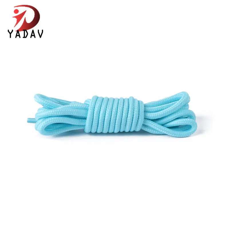 Factory wholesale Boot Lace Casual Shoelaces Round Polyester Elastic Shoe Lace