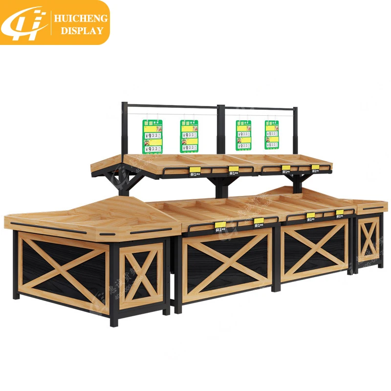 Shopping mall shelves vegetables display shelf retail shop fruit display stand supermarket display rack wholesale store racks