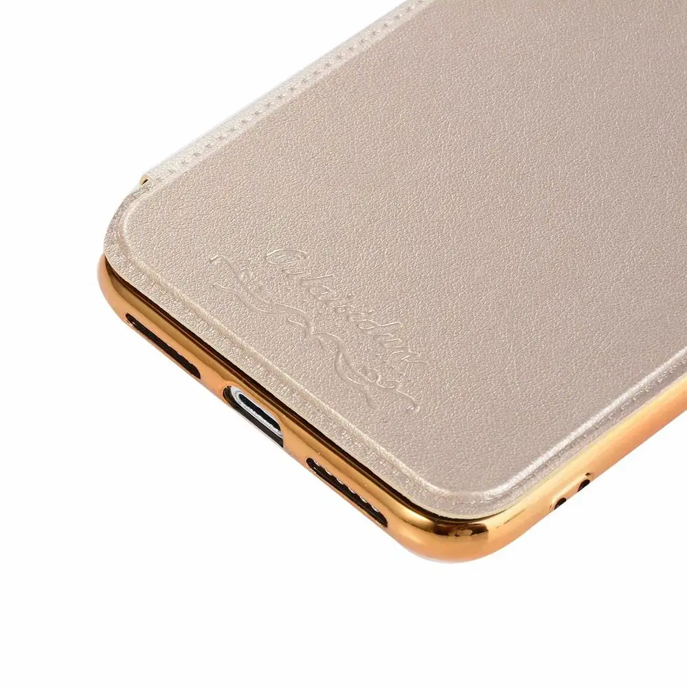 Wallet Book Style PU Leather Phone Case For iPhone X XR XS Max 5 5S SE 6 6S 7 8 Plus Transparent Clear Back Cover Shell