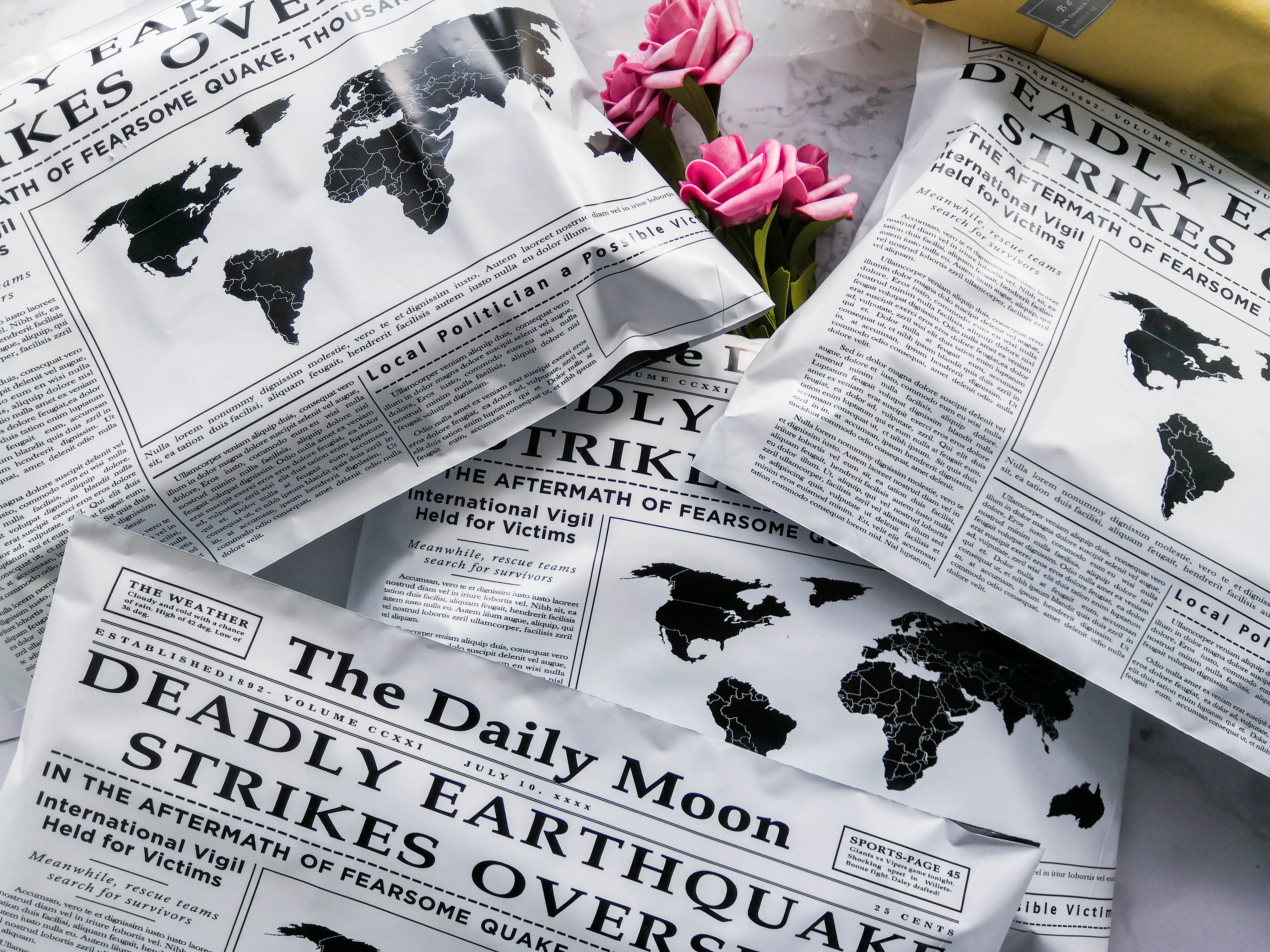 Тайские индивидуальные почтовые пакеты 28*42 см, упаковка для экспресс-доставки, курьерские почтовые пакеты