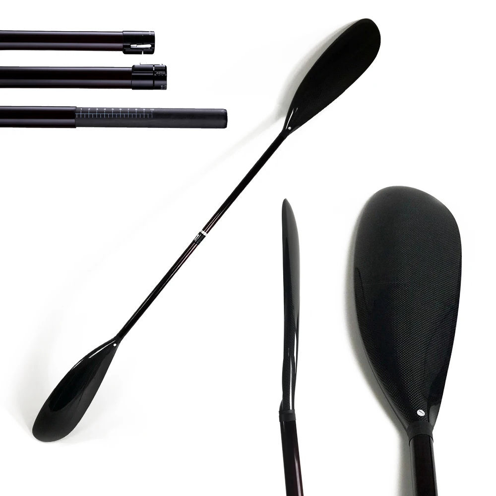 GB full carbon Kayak Paddle E series adjustable paddle with Oval Shaft
