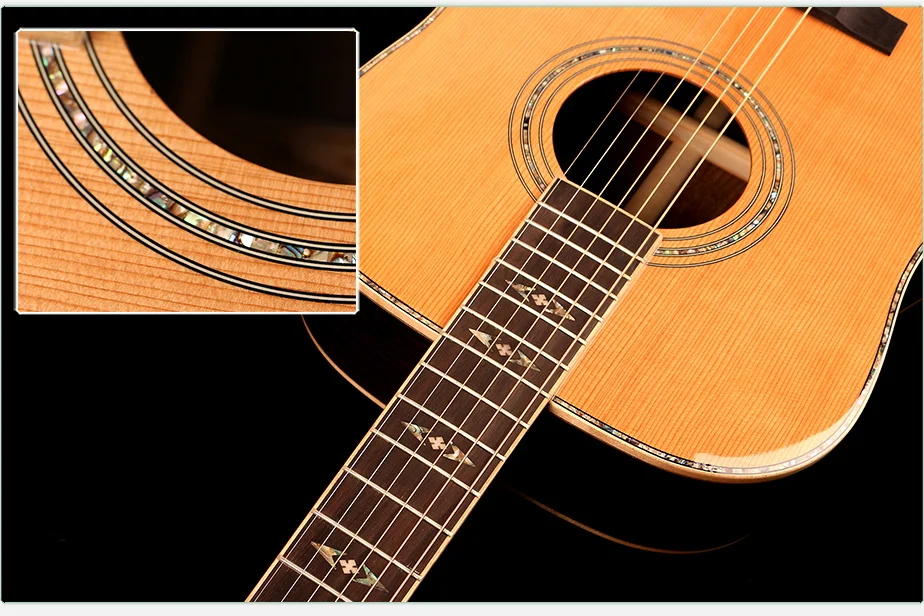 All solid wood talent acoustic guitars guitar wholesale from China