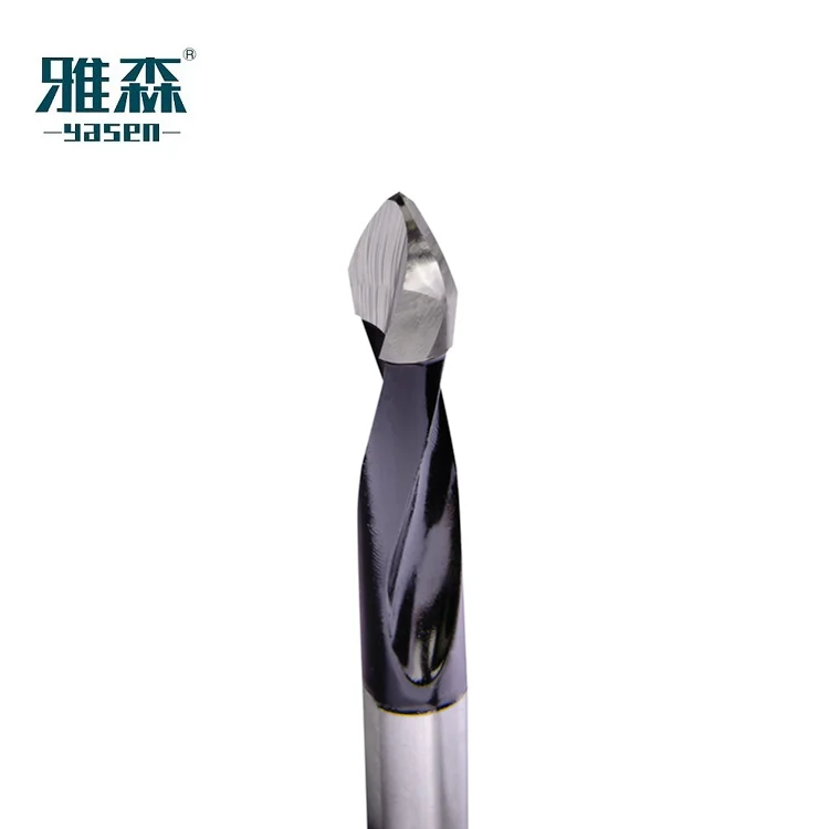 Yasen 5*57/70mmRL Solid Carbide HRC55 cnc drill bits for woodworking