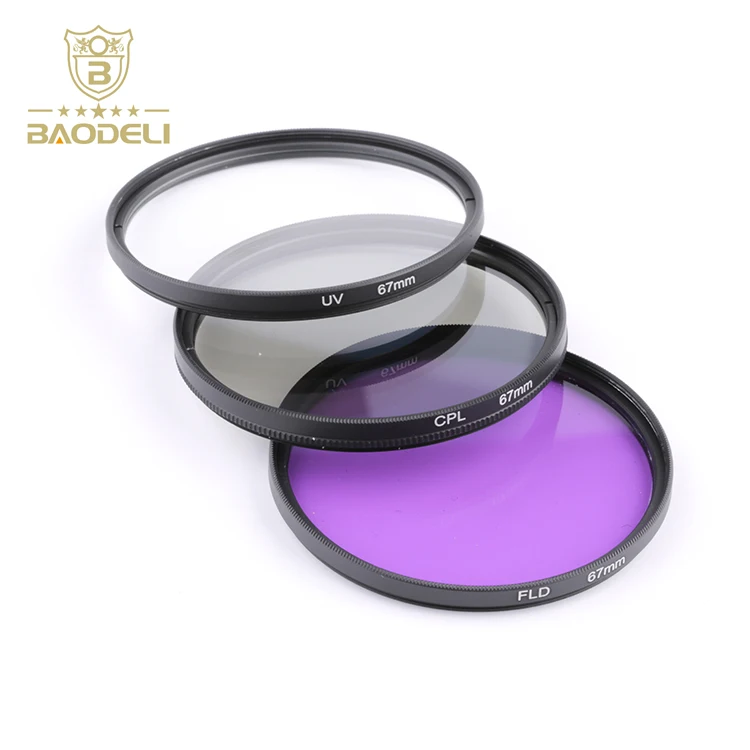 Filter Kit 67Mm Uv Cpl Fld Filter For Any Digital Slr Camera