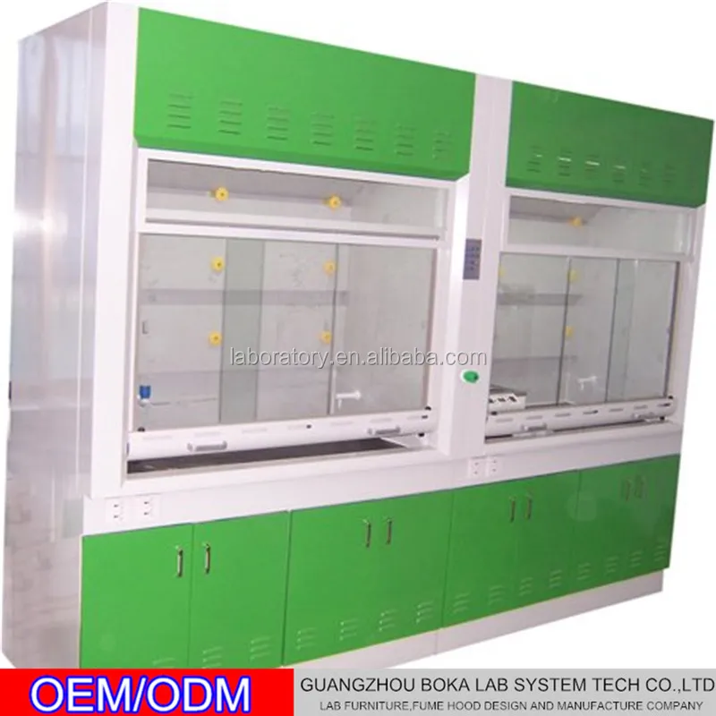 Лабораторная система вентиляции, полностью стальная дымовая камера, вытяжной капот в китае