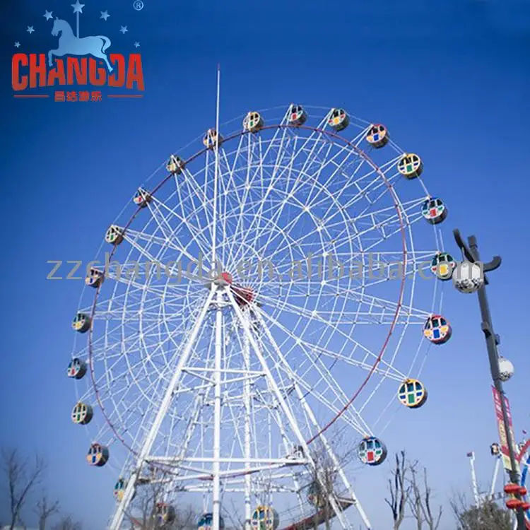 
China Best 42m sky rider ferris wheels mobile park rides 