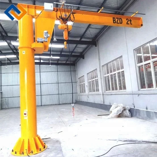 Factory price High quality 270 degree rotate floor mounted Cantilever crane