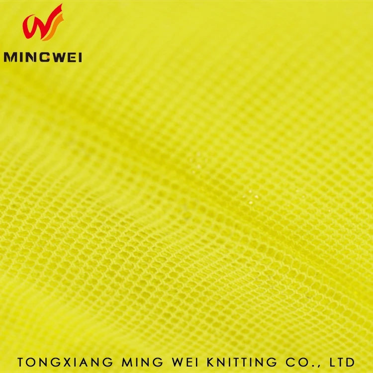 High Quality Anti Uv Solid Swimsuit Polyester Dresses Air Flow Sequin See Through Mesh Fabric