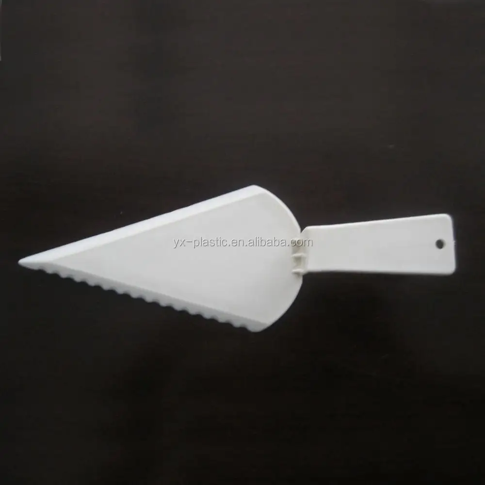 custom made Plastic Cake Shovel as pizza Cutter or pie spatula or cake server