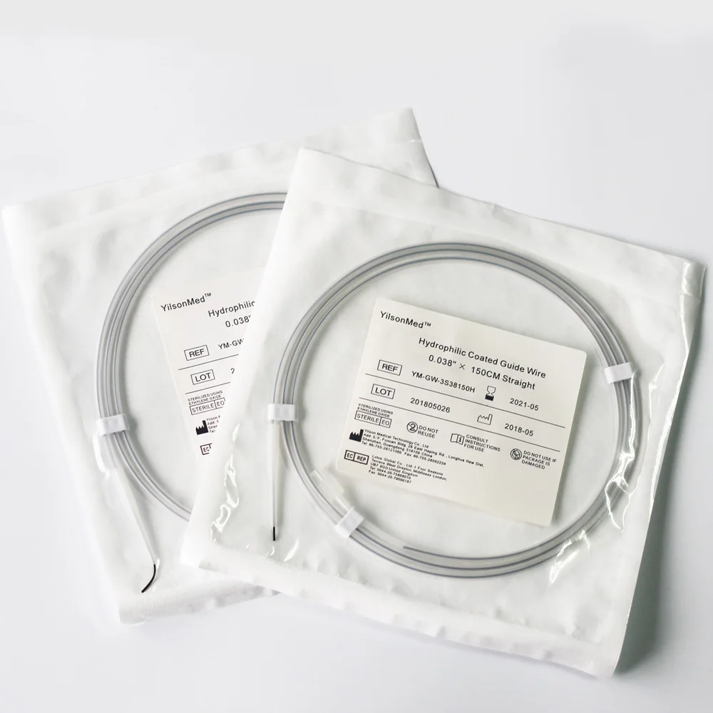 Interventional Products  Nitinol core Hydrophilic GuideWire For Hospital