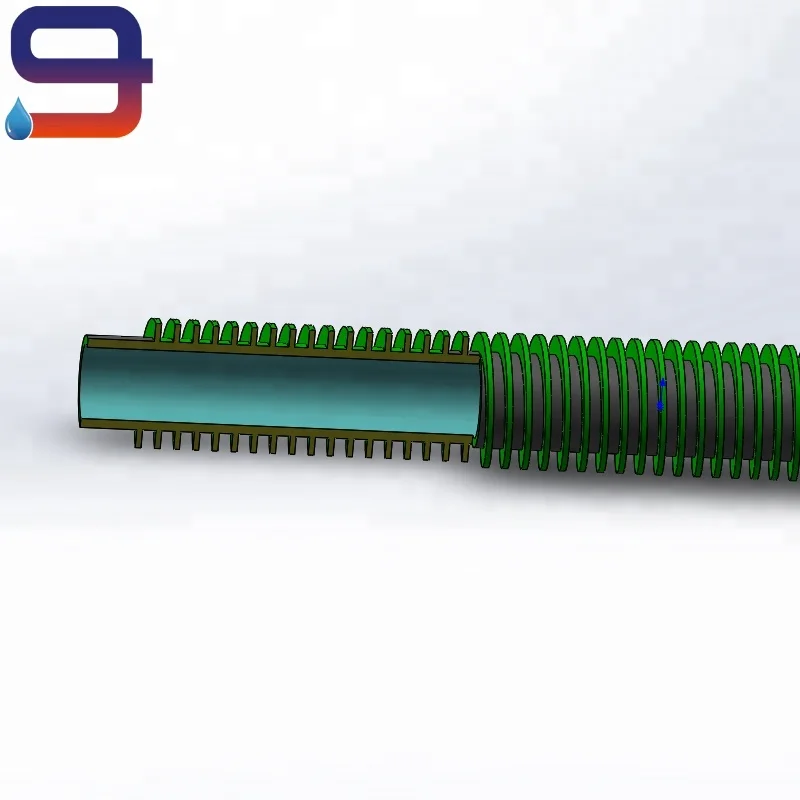 
energy saving extruded spiral finned pipe heat exchanger 
