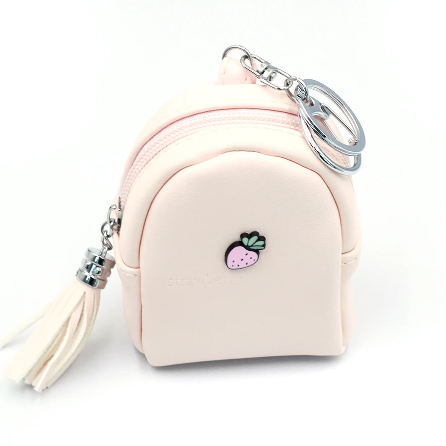 Fashion Small Backpack Style Korean Coin Purse High Quality Ladies PU Wallet Wholesale