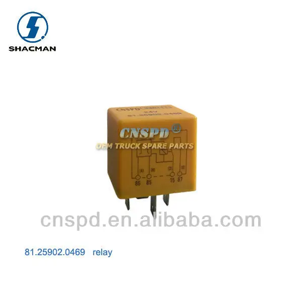 задние противотуманные фары реле грузовик man, 5 контакты с желтой крышкой 8 1. 2590 2. 0469