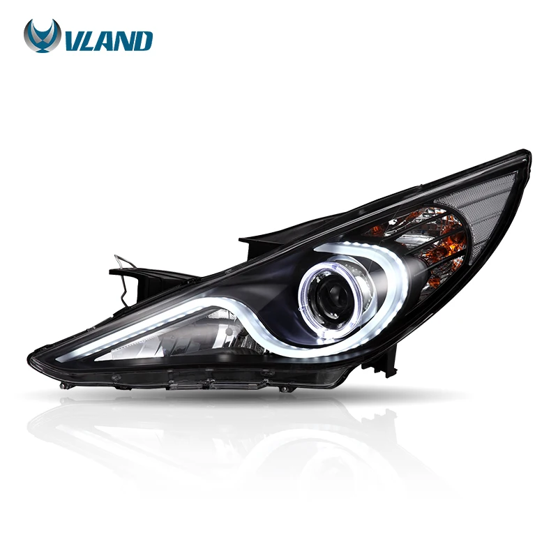 VLAND Manufacturing Wholesale LED Headlights 2011-2020 Car Lamp Parts Auto Accessories Lighting System For Hyundai Sonata 8th