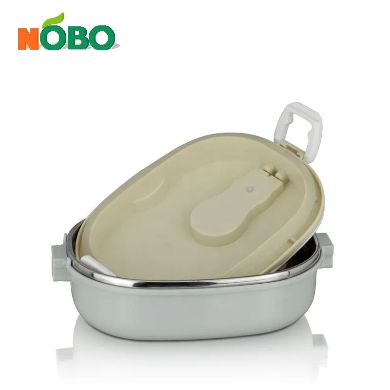 Picnic Table Kids School Rectangle Insulated Tiffin Bento Lunch Box 3 Step Stainless Steel Custom Lunch Boxes With Lid Lock