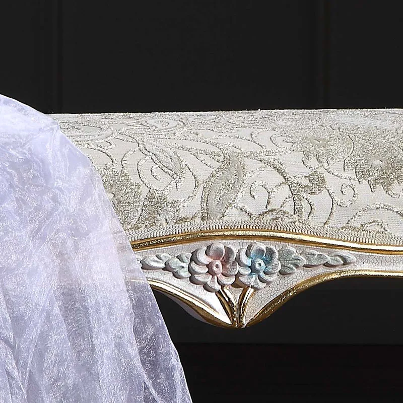 Антикварная французская мебель для спальни, французская деревянная антикварная скамья для кровати