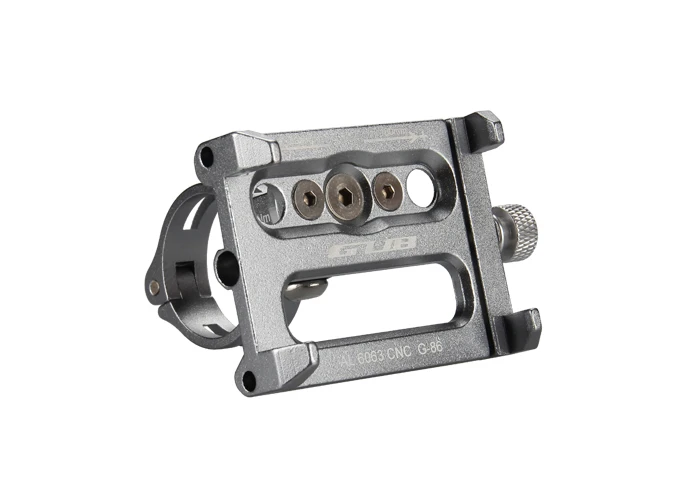 
 Регулируемый велосипедный телефонный держатель GUB G-86 4-5,5 дюйма с ЧПУ из сплава, велосипедная подставка для крепления телефона на мотоцикл, GPS, крепление для телефона, велосипедные аксессуары  