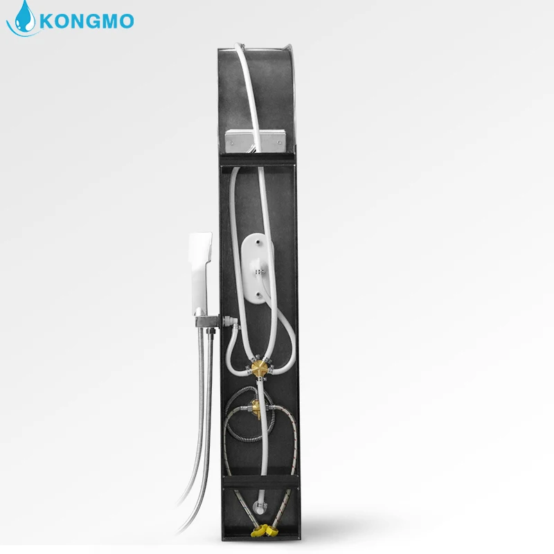 surface mounted shower faucet outdoor electric shower corner panel 6211