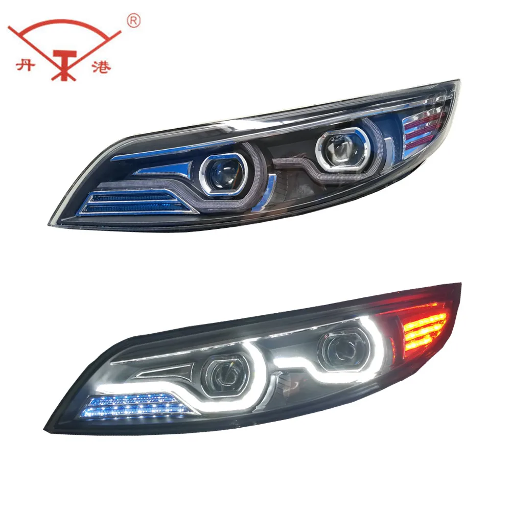 
2018 fiber optic effect two line led bus headlamp 