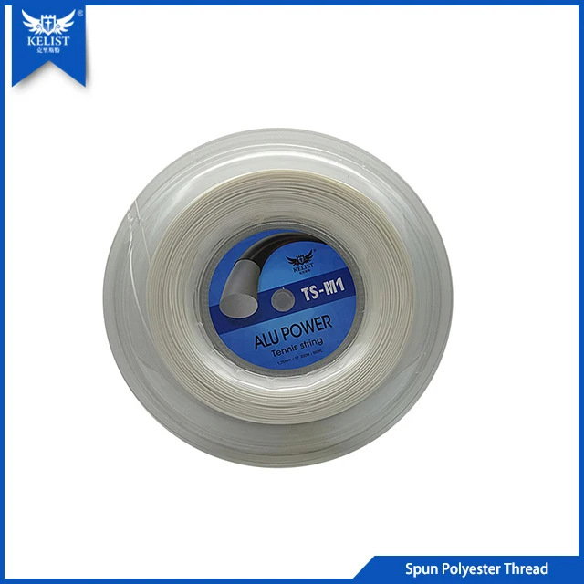 Wholesale High Quality KELIST Alu Power Polyester Tennis String For Gauge 1.25mm/16L 200m