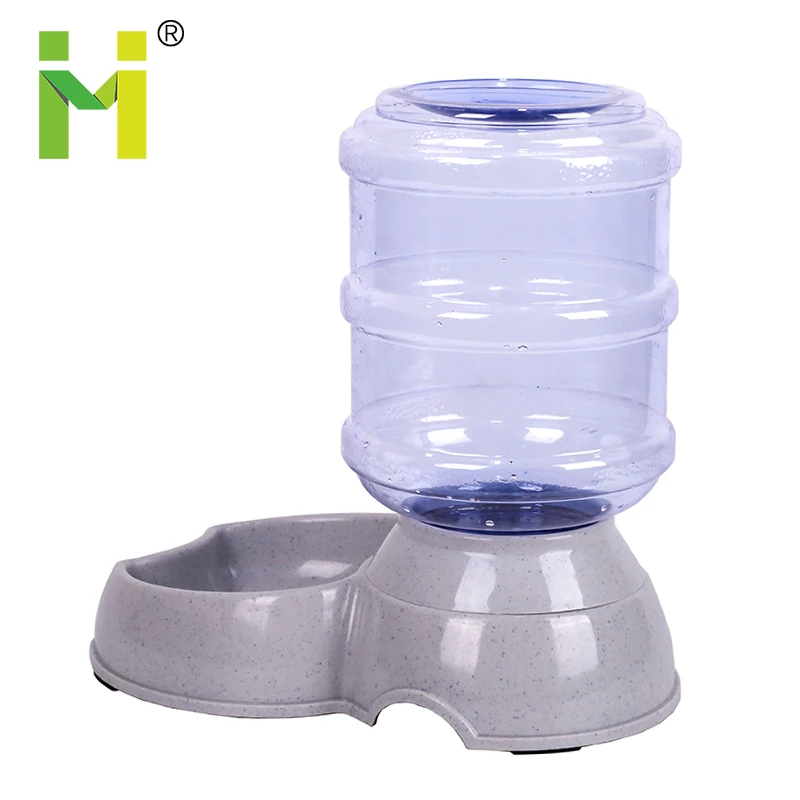 Personalized 3.8L Automatic Dog Water Bowl Eco-Friendly Plastic PP Rounded Small and XL Sizes for Food and Water Supply