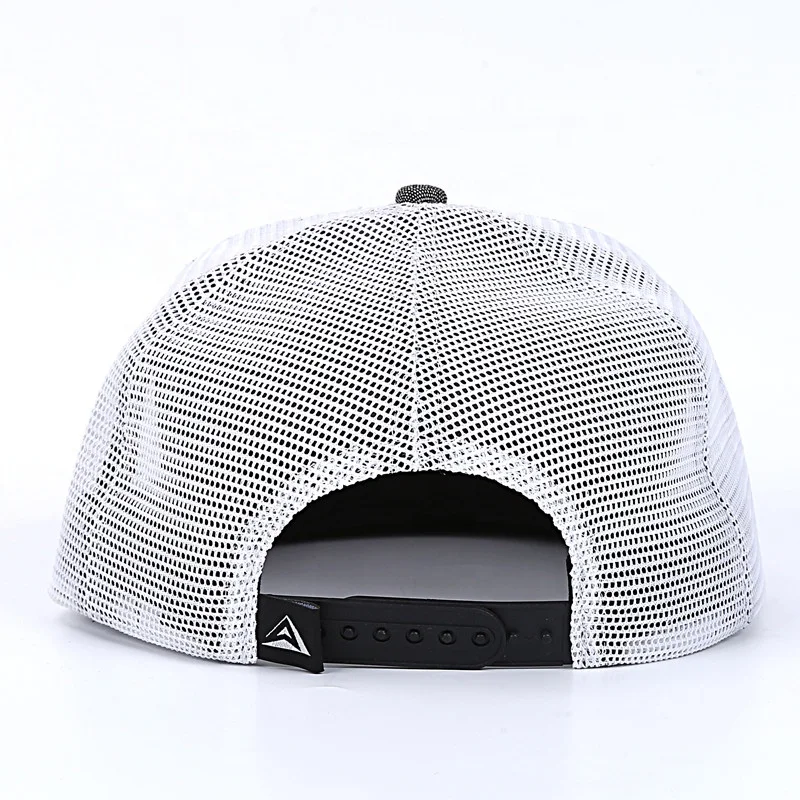 5 % OFF OEM Top Quality Embroidery Patch Mesh Trucker Cap Hat With Snapback Closure