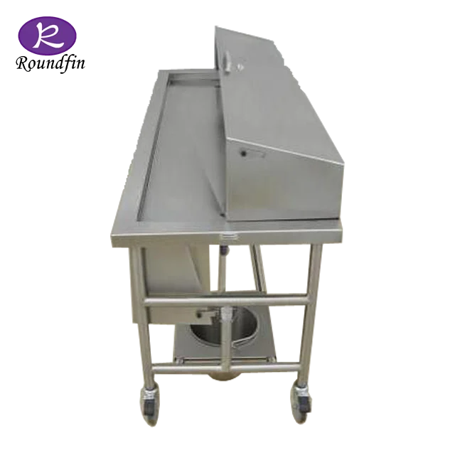 Funeral equipment mortuary trolley with cover funeral accessories