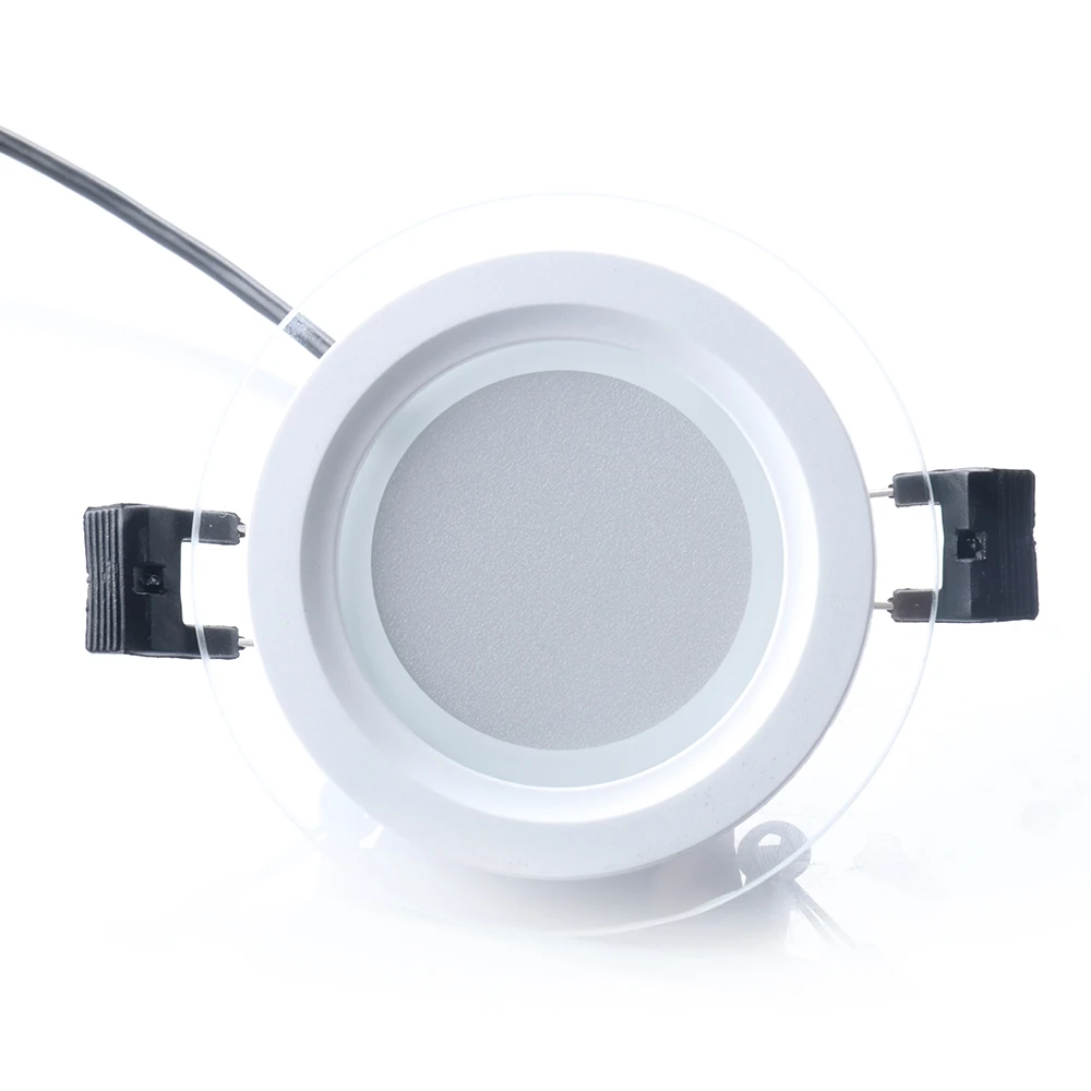 12W RGBW Round LED Panel Light Intelligent Bluetooth APP Glass Panel Light RGB