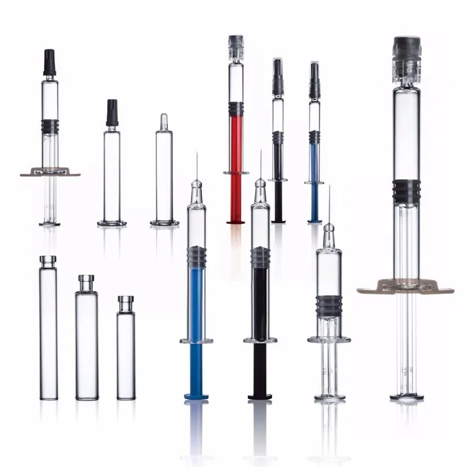 HIgh quality sterile Glass prefilled syringe lml long with needle
