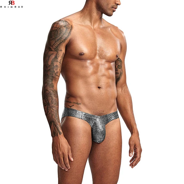 Индивидуальная этикетка, сексуальное мужское бикини, трусики, нижнее белье