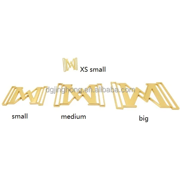 customized letter M belt buckle for swimsuit