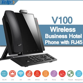 Telpo, продвинутый беспроводной бизнес-телефон со смарт-видеозвонками VoIP для отеля