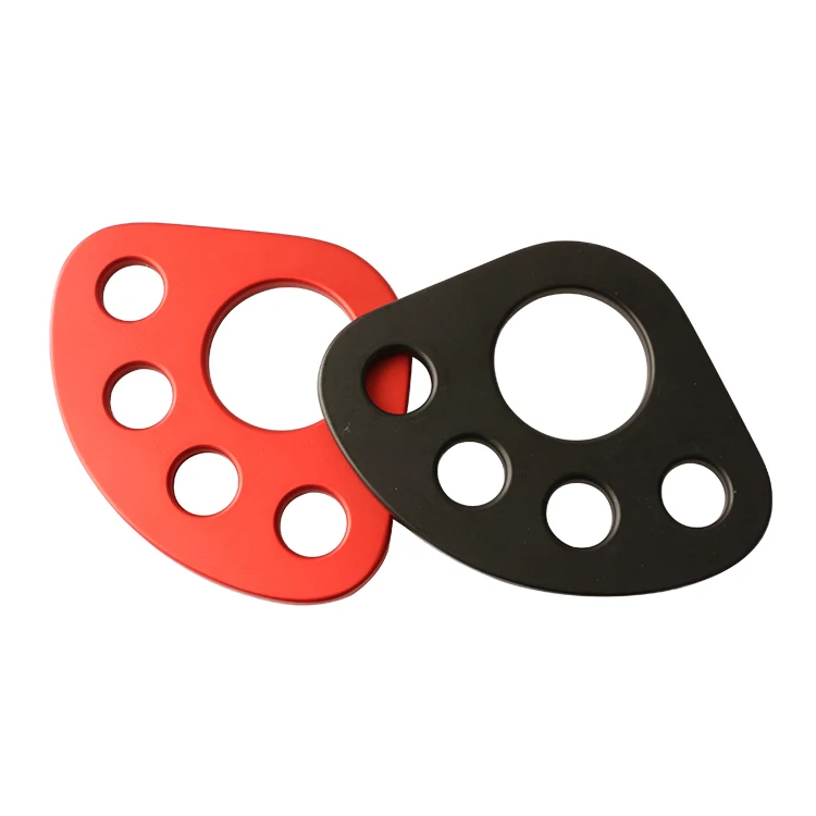 Wholesale cheap climb aluminum rigging plate 40KN rappelling plate