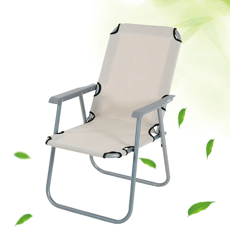 Beach folding camping chair with best quality fishing beach useful design steel chair