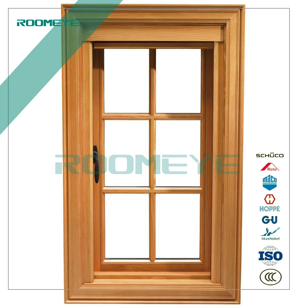 ROOMEYE aluminum cladding wood screen windows