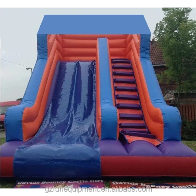 Надувная горка для прыжков, гигантская надувная сухая горка для детей и взрослых