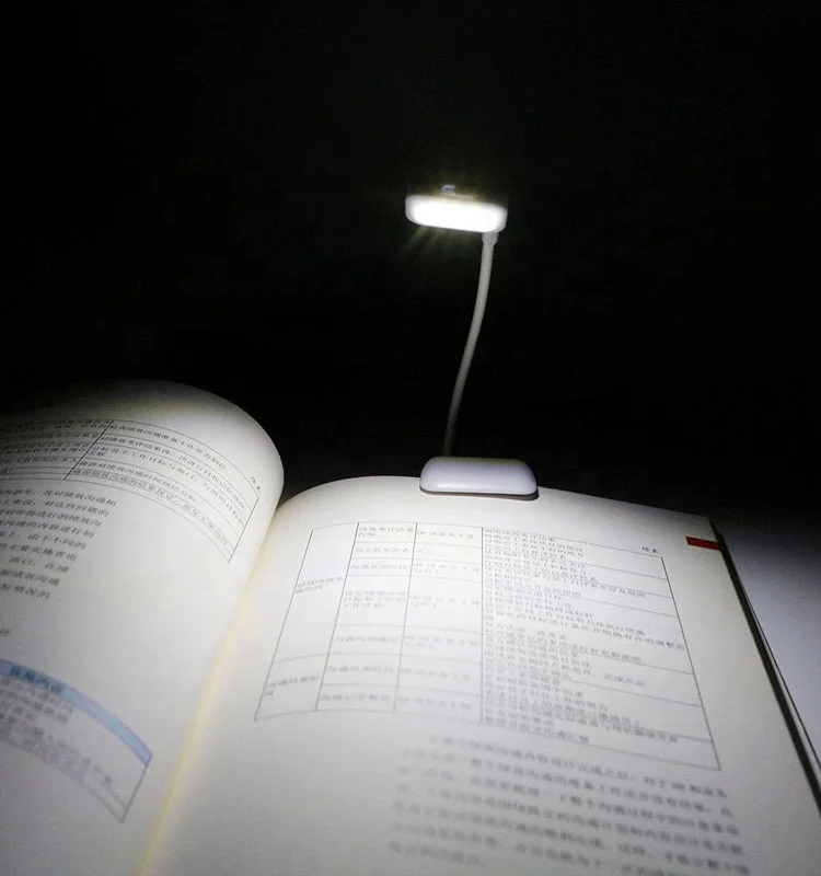 
E-book reading light AAA Battery Power Supply Clip LED luxury book light Kindle series reading light 