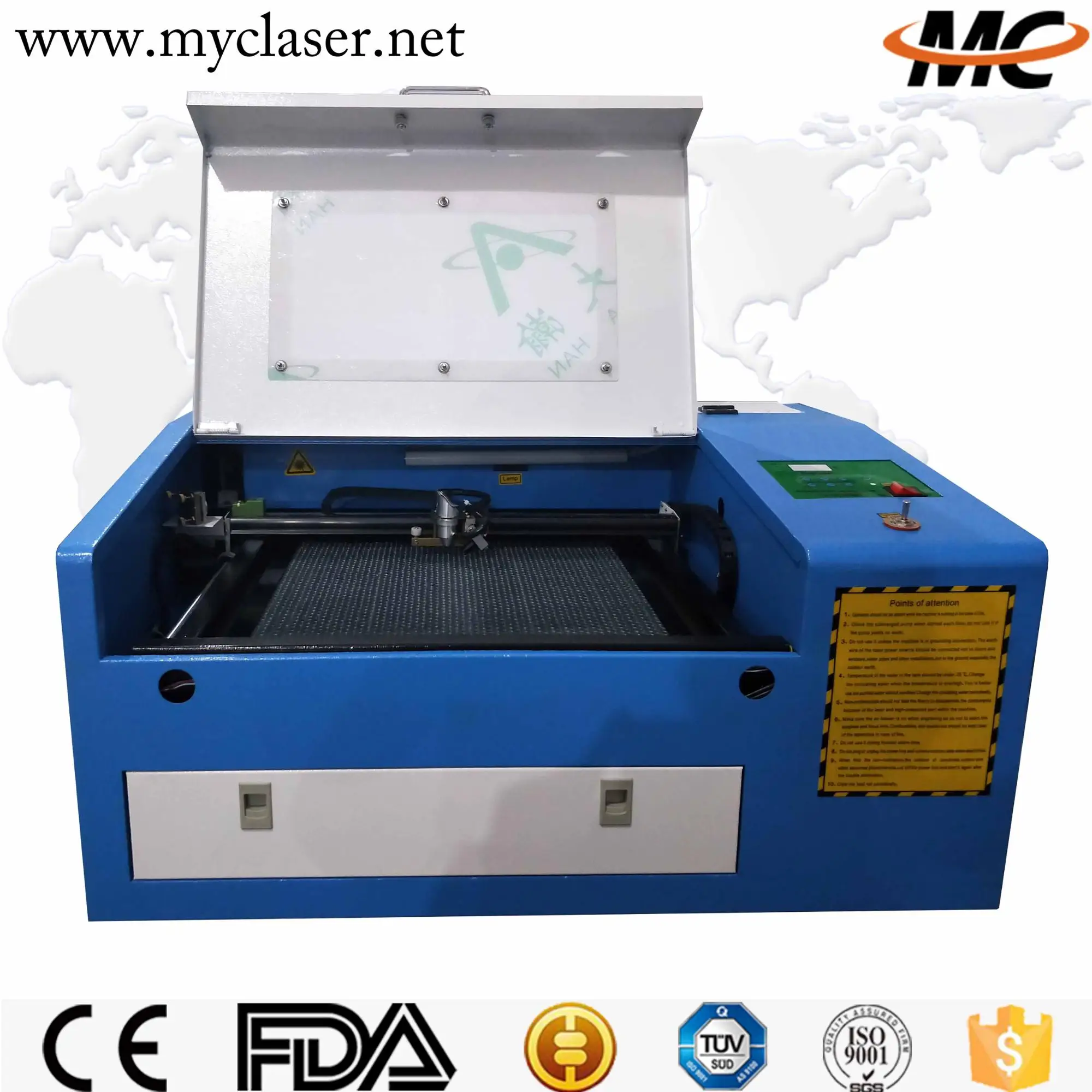 MC 4030 china factory jinan high precision cnc laser engraving machine