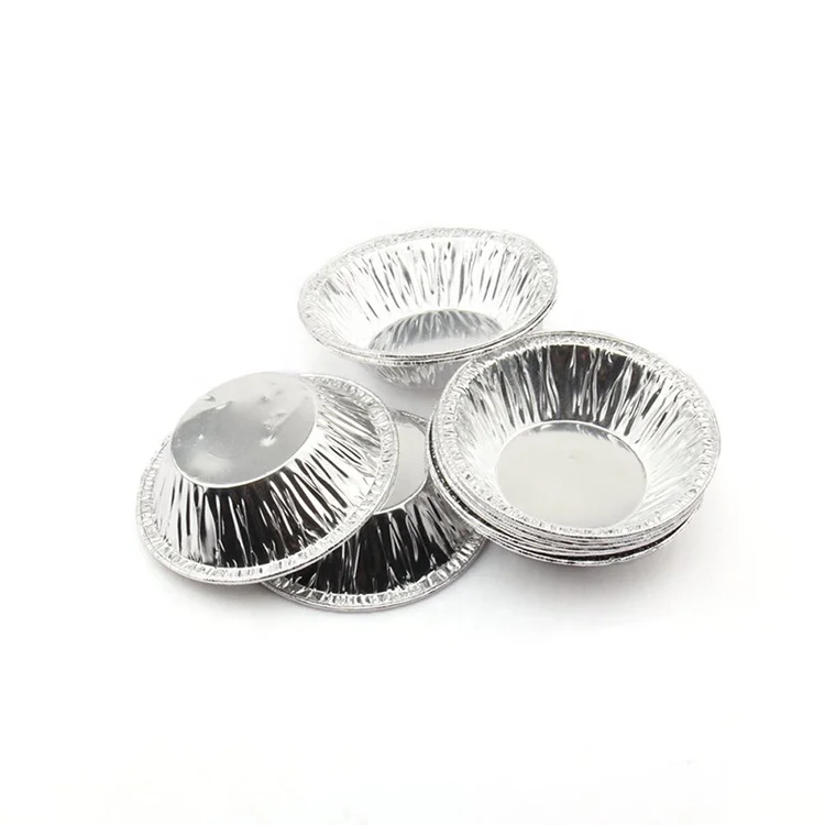 Pastry Dish Aluminium Mold Cups  Foil Trays Muffin Bun Pie Mini egg Cases Small Pie Dishes Custard Tart