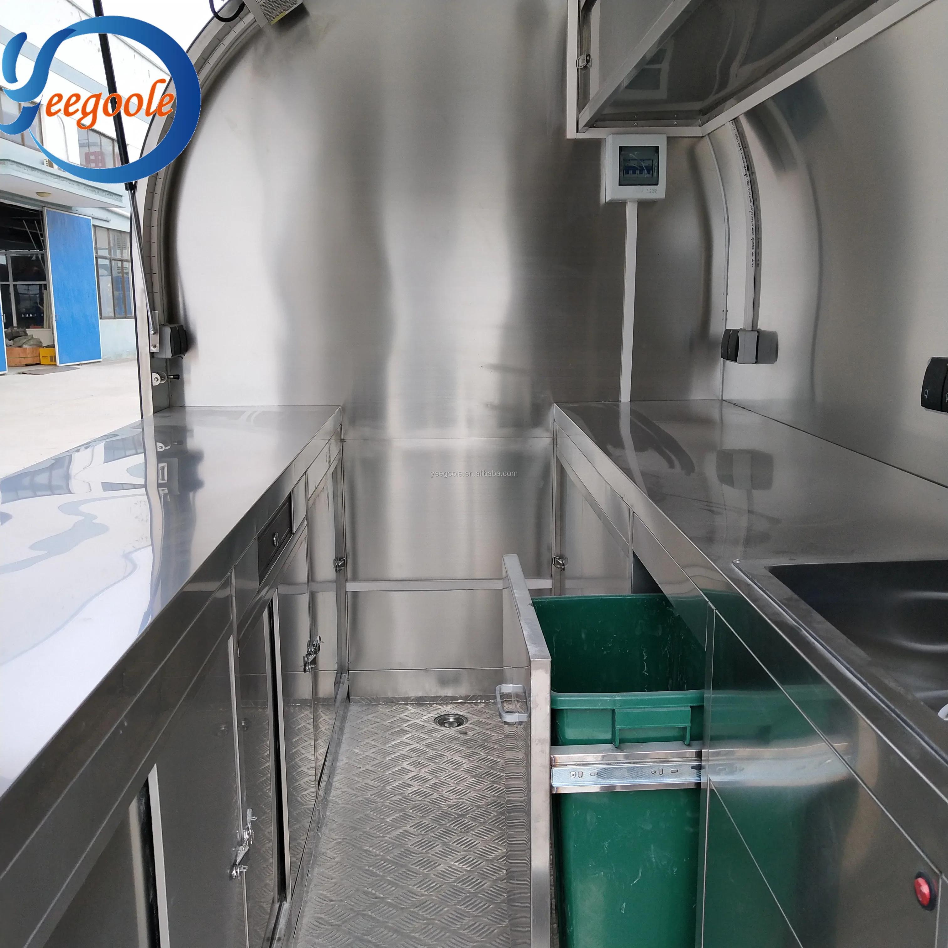 Spring Potato Kiosks / Curly Potato Kiosk / Food Kiosk for Bubble Tea