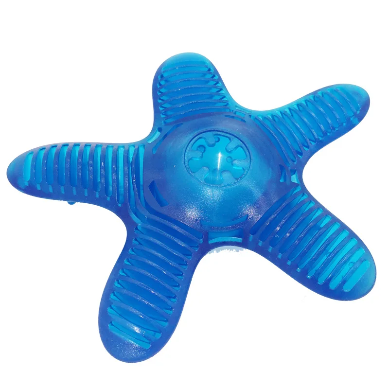 
New designed patent high quality sea star soft rubber dog snack toy 