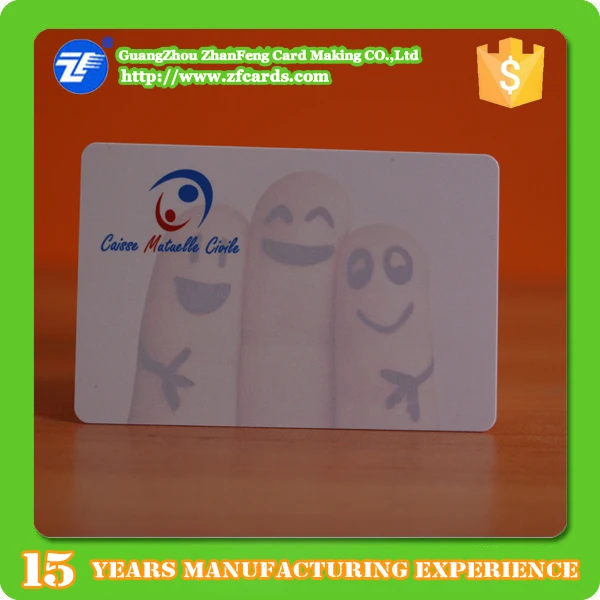 Красочный печать пластиковые визитные карточки с фудань M1 IC чип