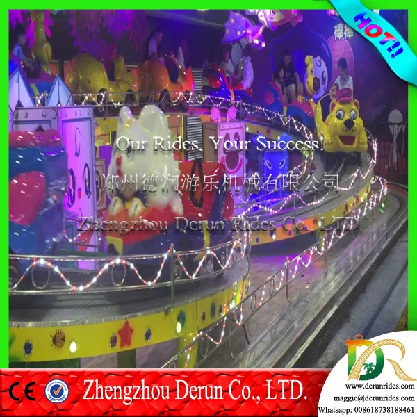 
China outdoor family games amusement roller coaster Mini Shuttle Bus Rides playground equipment for sale 