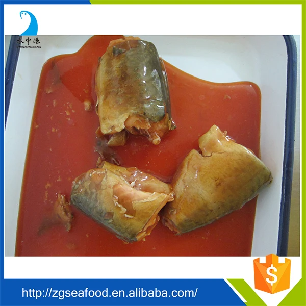 Canned mackerel in tomato sauce